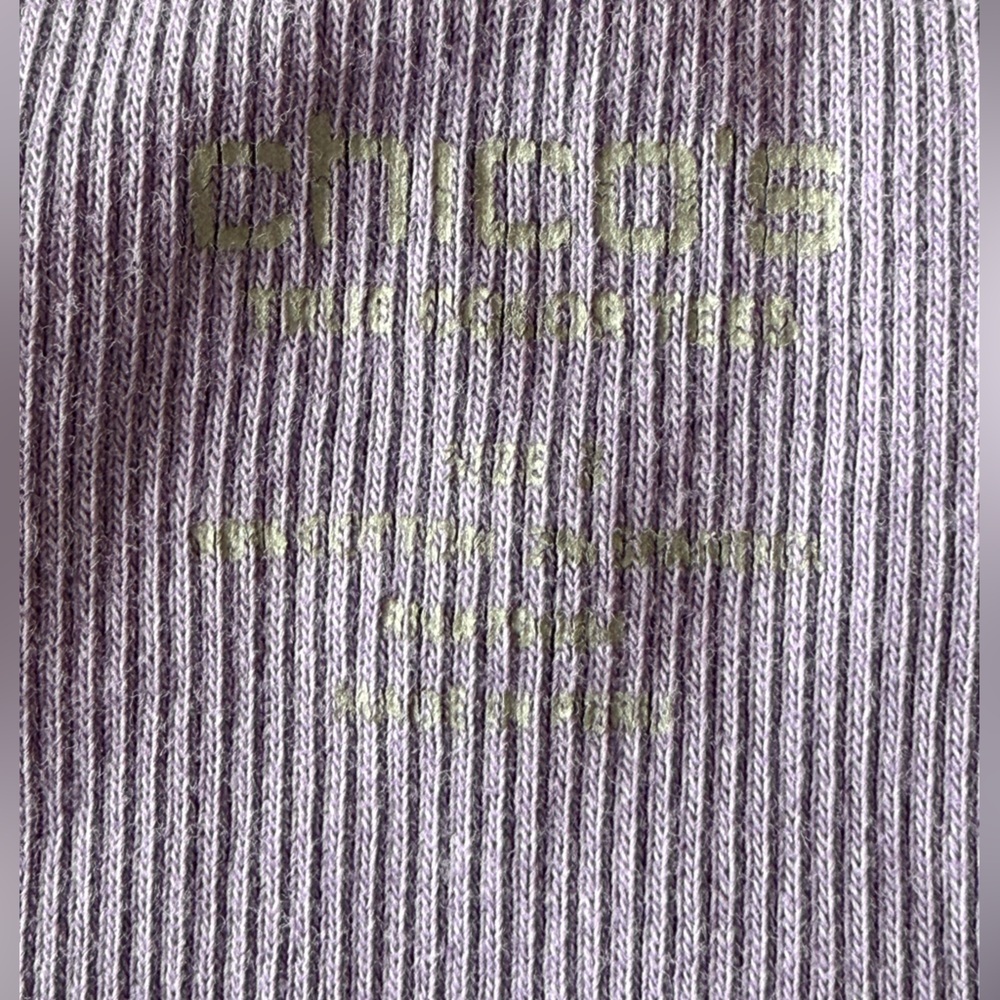 Chico's Lavender Sleeveless Ribbed Tank Top-Size 16 Chico’s size 3 - Picture 6 of 7